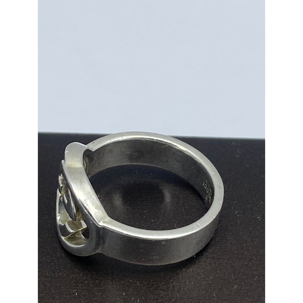Gucci GG Sterling Sliver Ring Size Size 6 - Picture 6 of 8